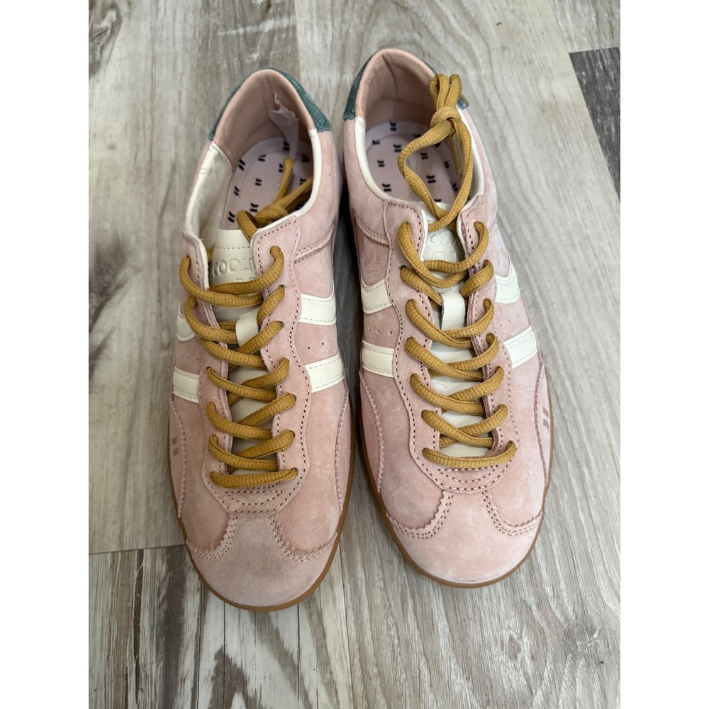 Coolway Pink Suede Low Top Sneakers Gum Sole Womens 11 Mens 9 EU 42